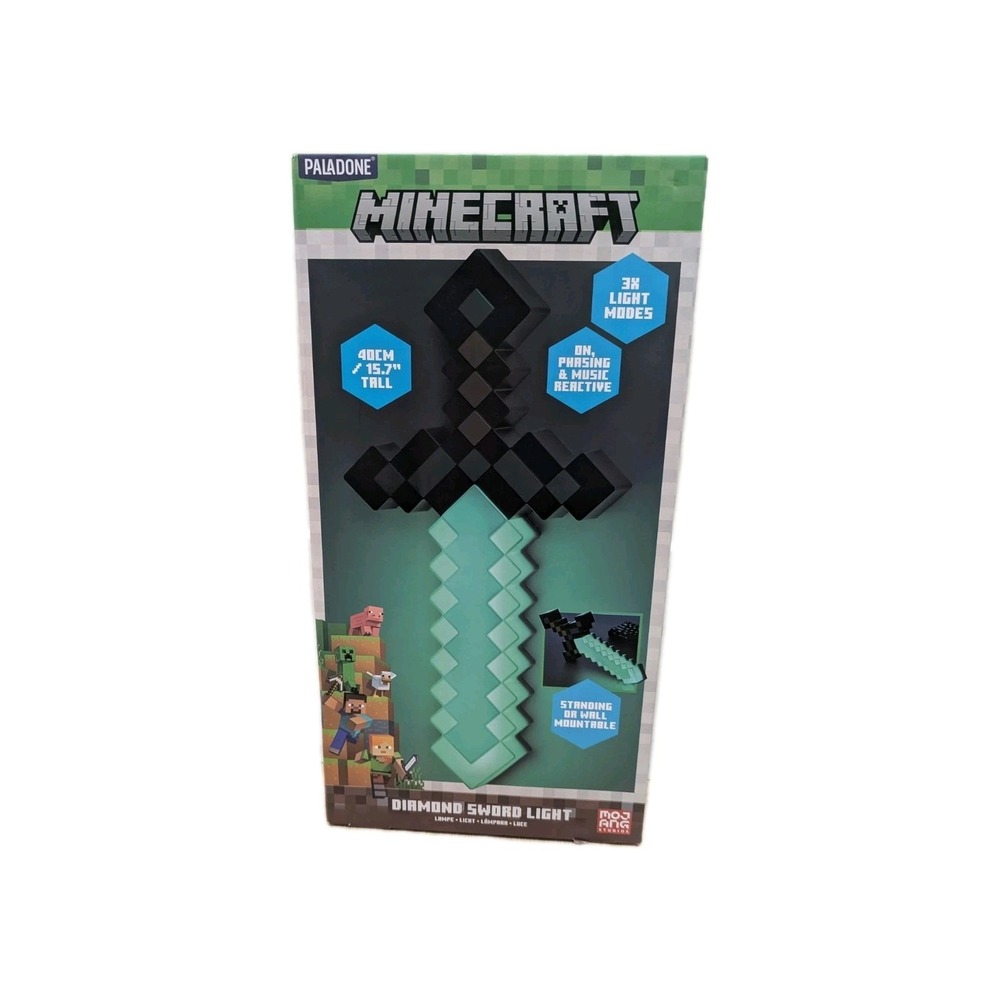 Minecraft Diamond Sword Light Paladone 16" New‎